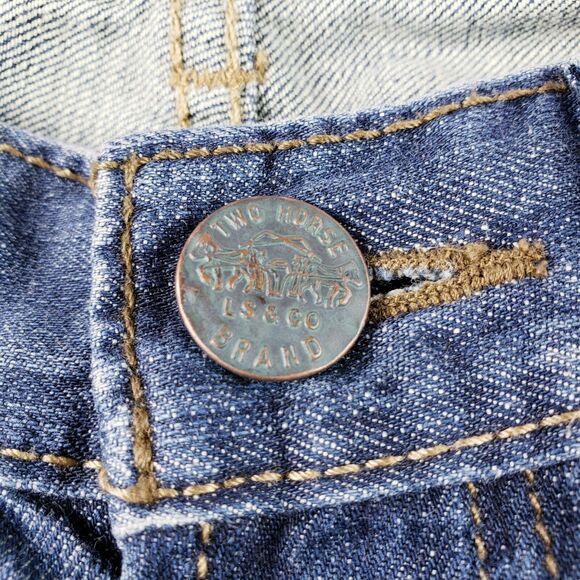 Levis jeans 513 Slim Boys 16 28 x 28 medium wash straight EUC no stretch cotton - Picture 4 of 8